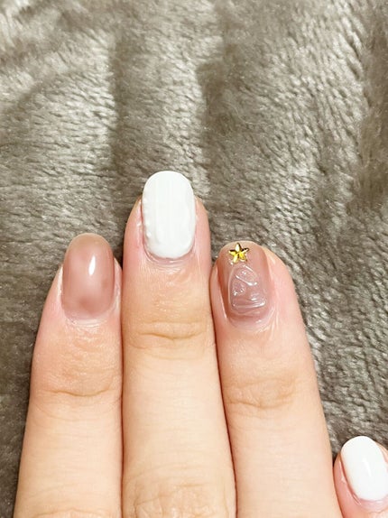 ジェルネイル(ライト対応)/セリア/ジェルネイルを使ったクチコミ(2枚目)