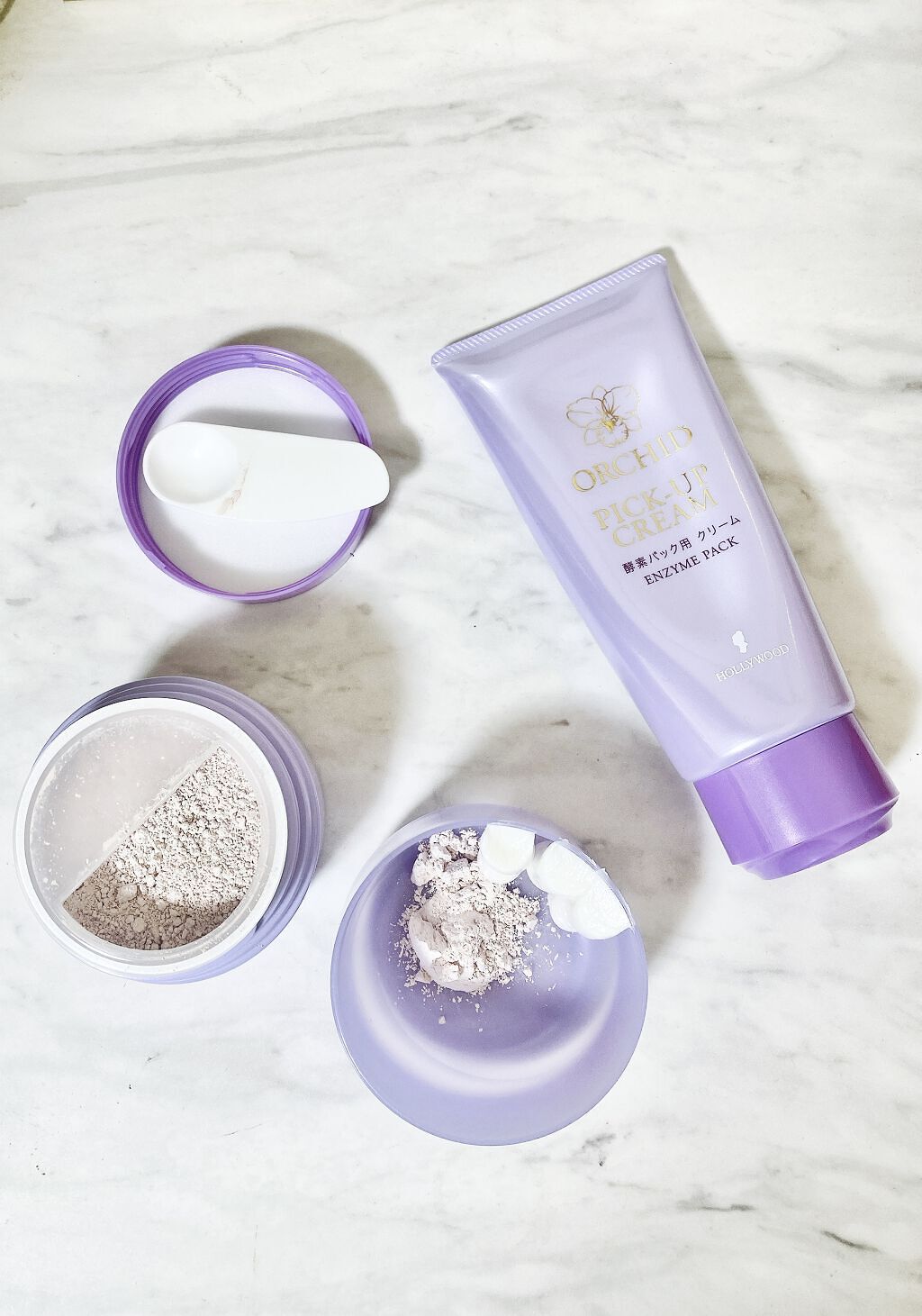 オーキッド ピックアップクリーム(酵素パック)/ハリウッド/洗い流すパック・マスクを使ったクチコミ（1枚目）