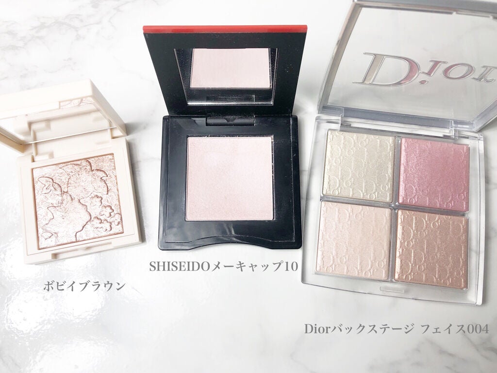 ミニハイライティングパウダー/BOBBI BROWN/パウダーハイライトを使ったクチコミ(2枚目)