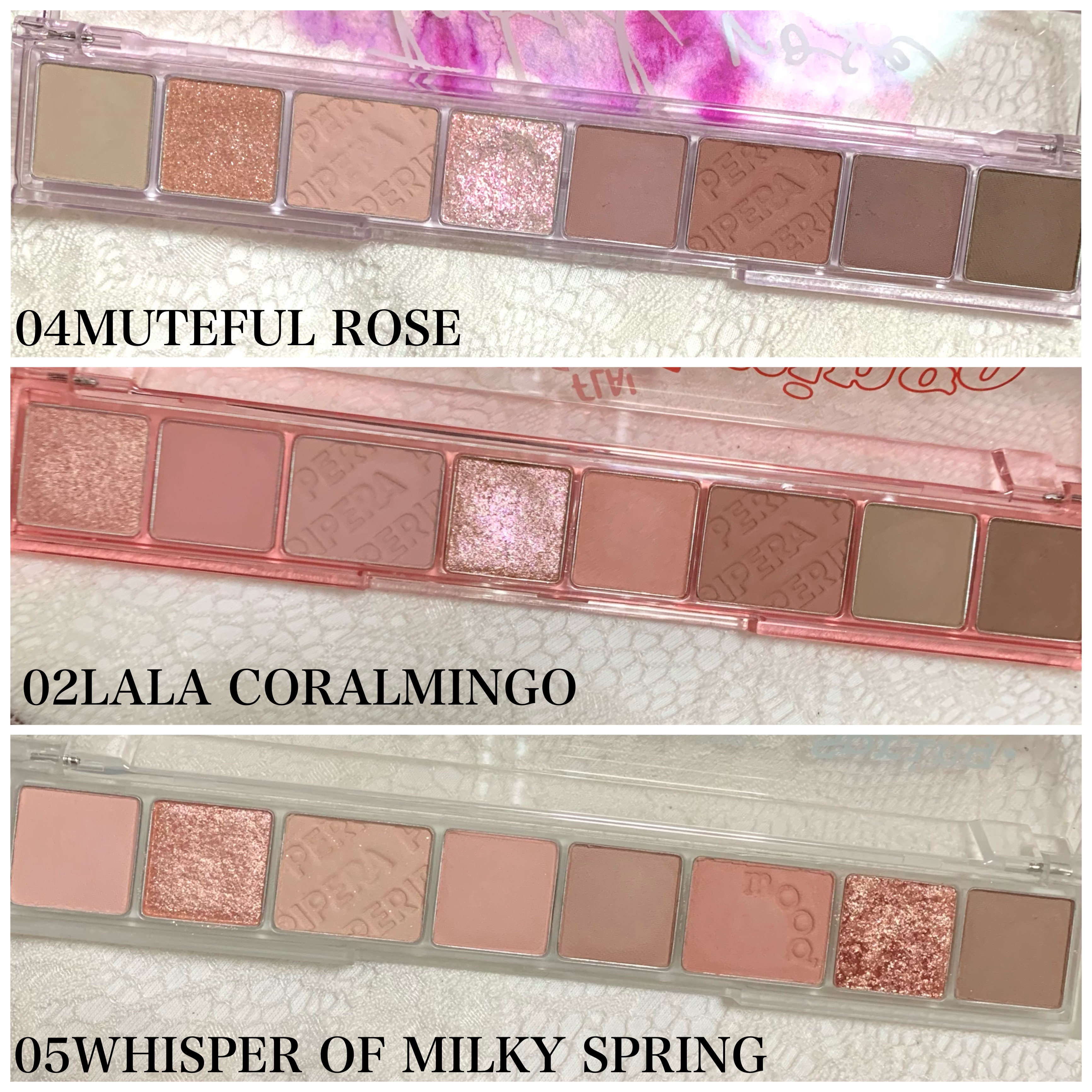オール テイク ムード パレット(24AD) 【旧】02 LALA CORALMINGO/PERIPERA/アイシャドウパレットを使ったクチコミ（2枚目）