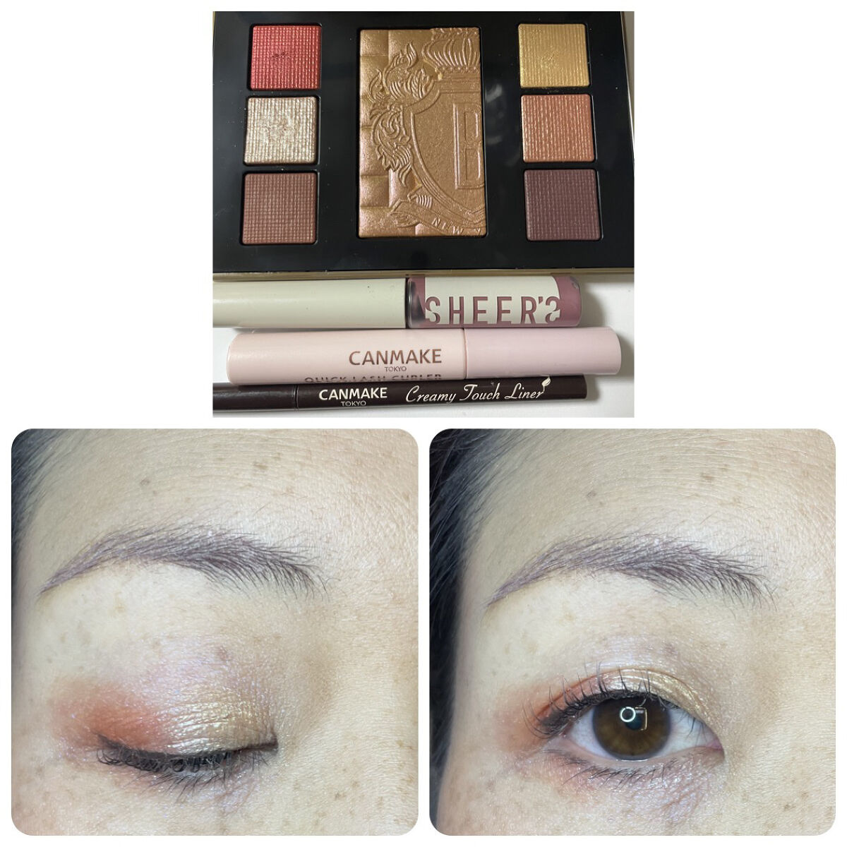 スキニーカラーブロウ/シアーズ/眉マスカラを使ったクチコミ（1枚目）