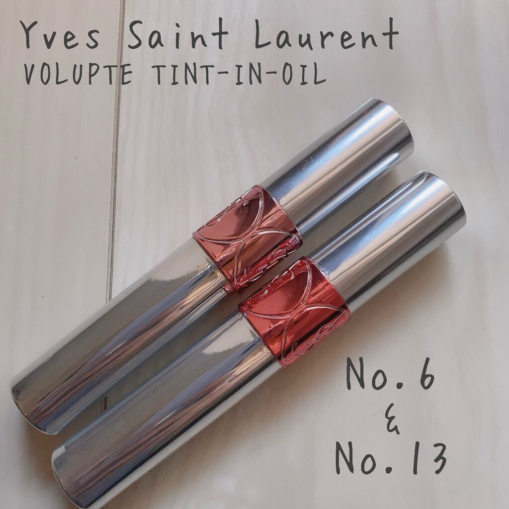 ヴォリュプテ ティントインオイル No.6 ピーチミーラブ/YVES SAINT LAURENT BEAUTE/リップグロスを使ったクチコミ（1枚目）