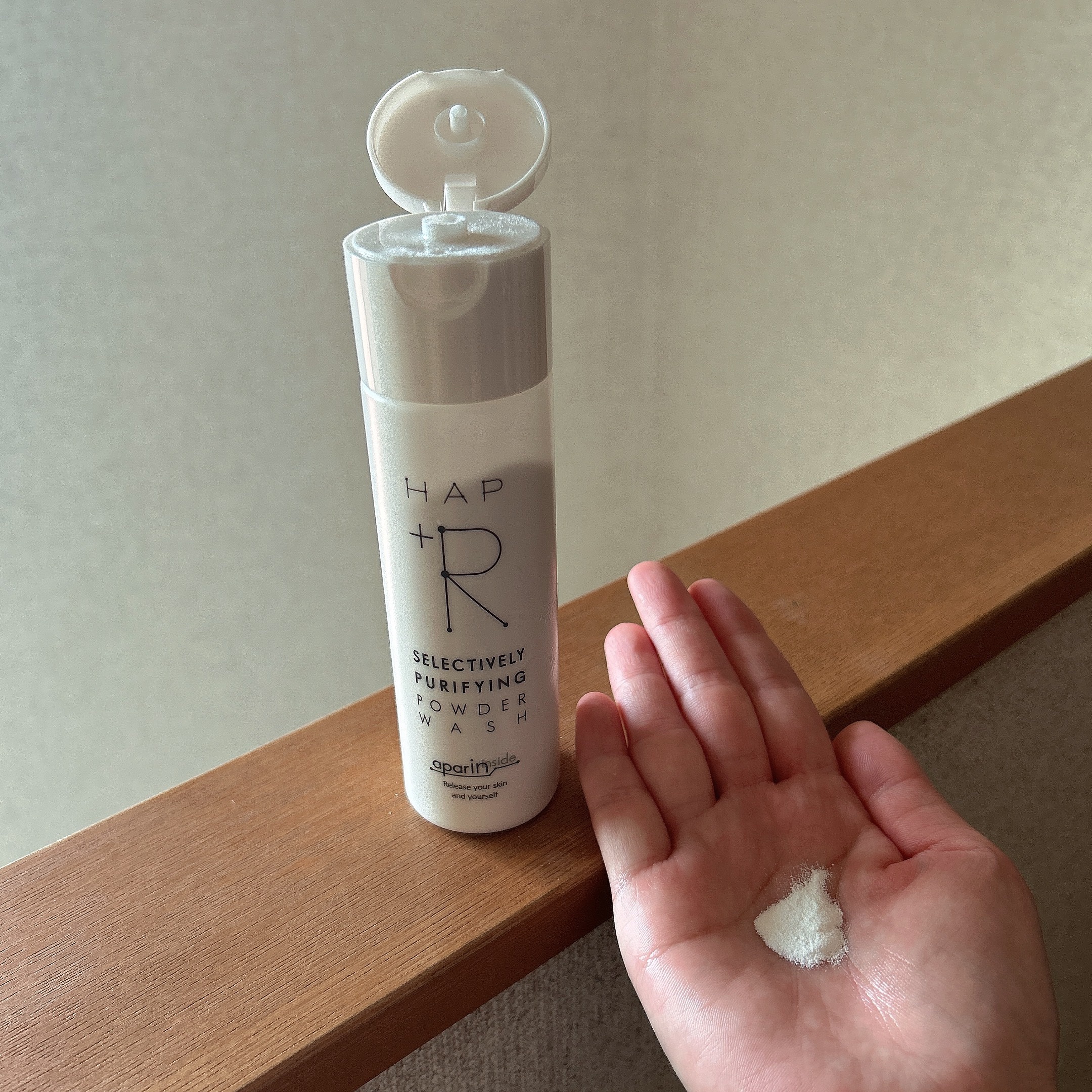 ハップアール パウダーウォッシュ/HAP＋R/洗顔パウダーを使ったクチコミ（2枚目）