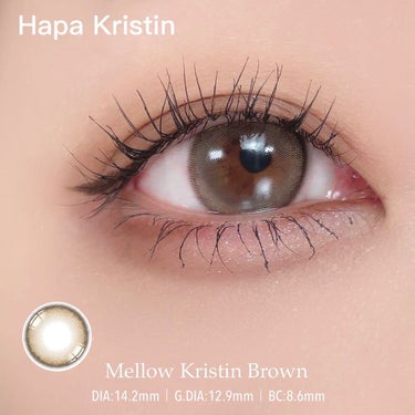 Mellow Kristin/Hapa kristin/カラーコンタクトレンズを使ったクチコミ（4枚目）