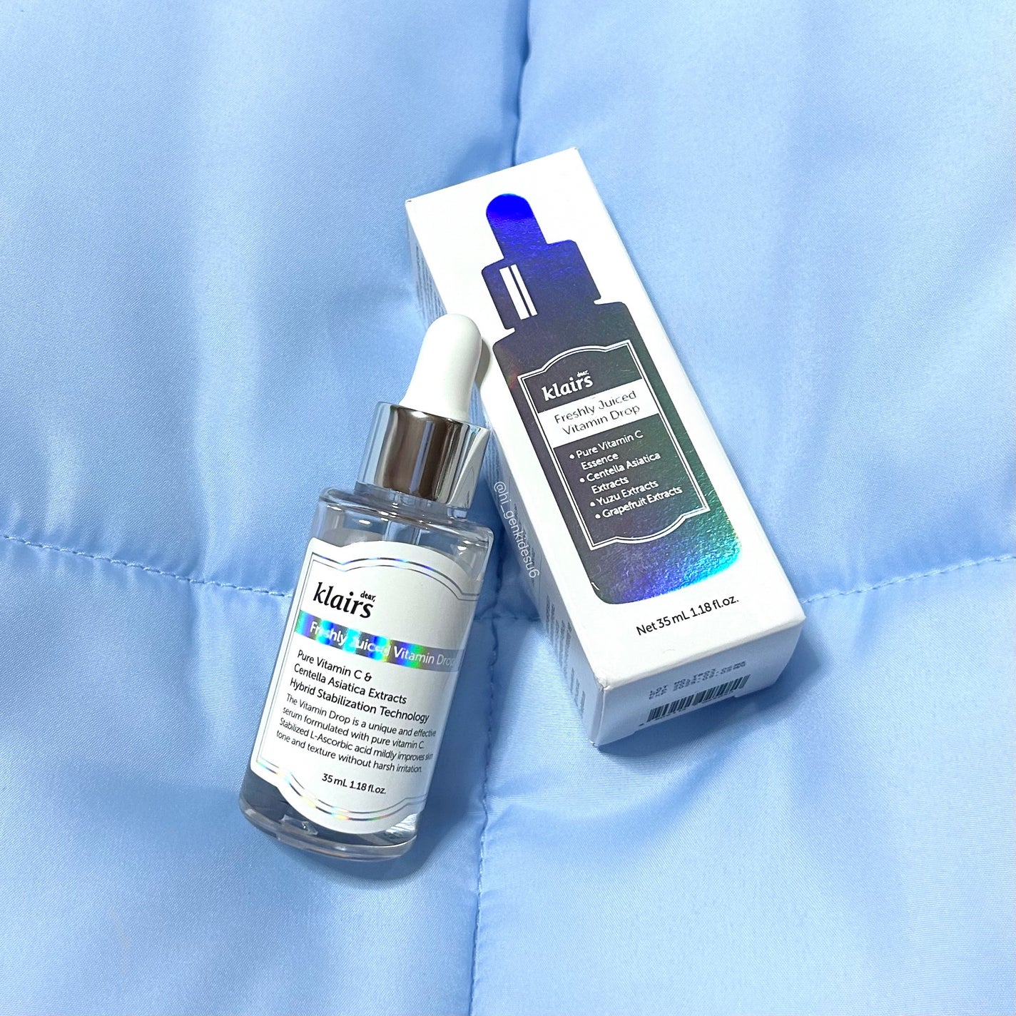 フレッシュリージュースドビタミンドロップ(35ml)/Klairs/美容液を使ったクチコミ(1枚目)