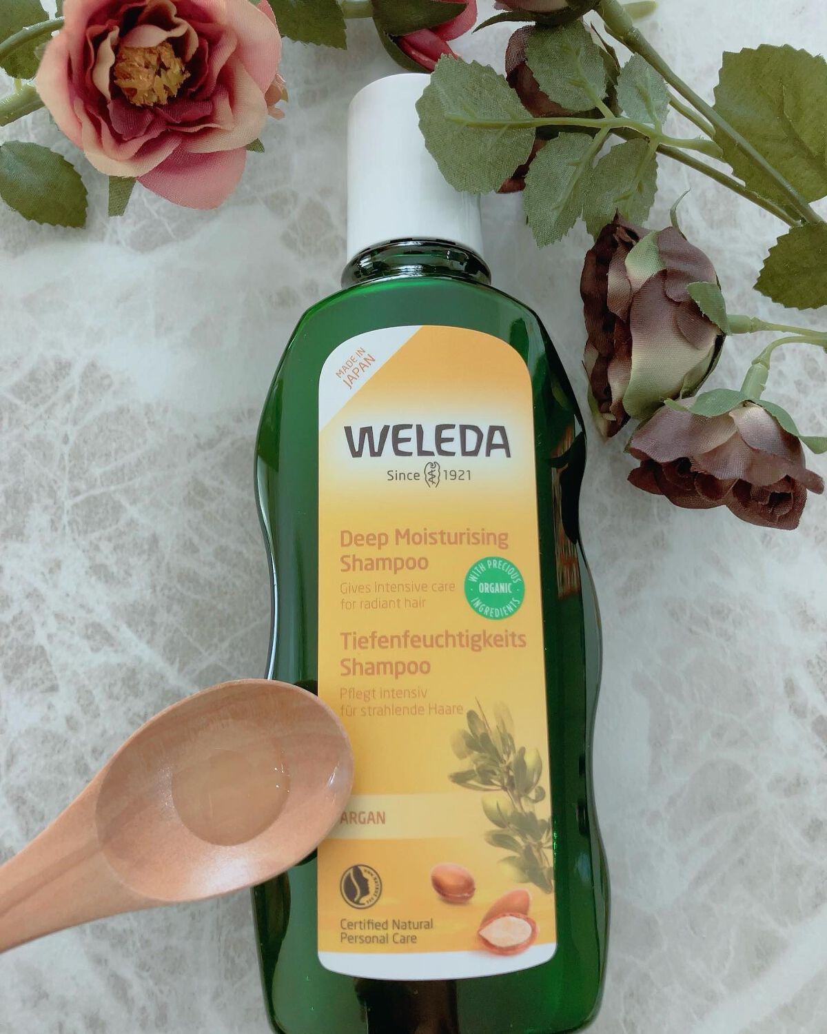 アルガン ヘアシャンプー／ヘアコンディショナー/WELEDA/市販シャンプーを使ったクチコミ（2枚目）