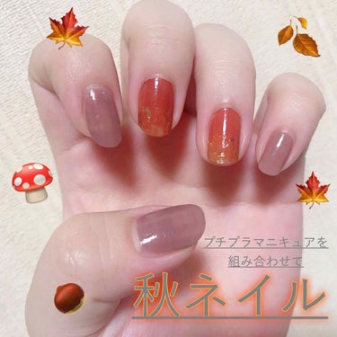 🍄大小のラメが可愛いこっくり秋ネイル💅


現在しているセルフネイルです( ⁎ᵕᴗᵕ⁎ )❤︎
こっくりとしたテラコッタカラーとモカブラウンで秋らしいネイルにしました🍄

繊細なラメと大粒ラメのギャップ