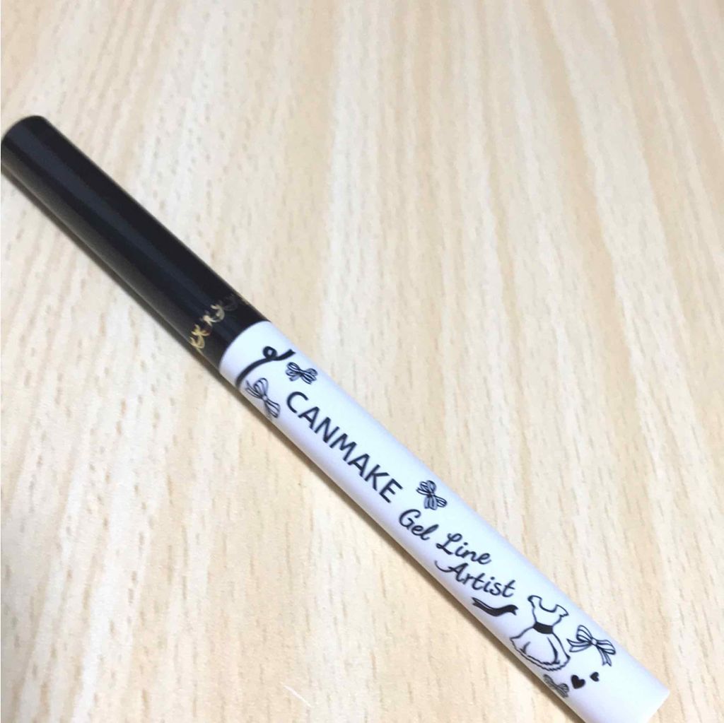 ジェルラインアーティスト/キャンメイク/ジェルアイライナーを使ったクチコミ(1枚目)