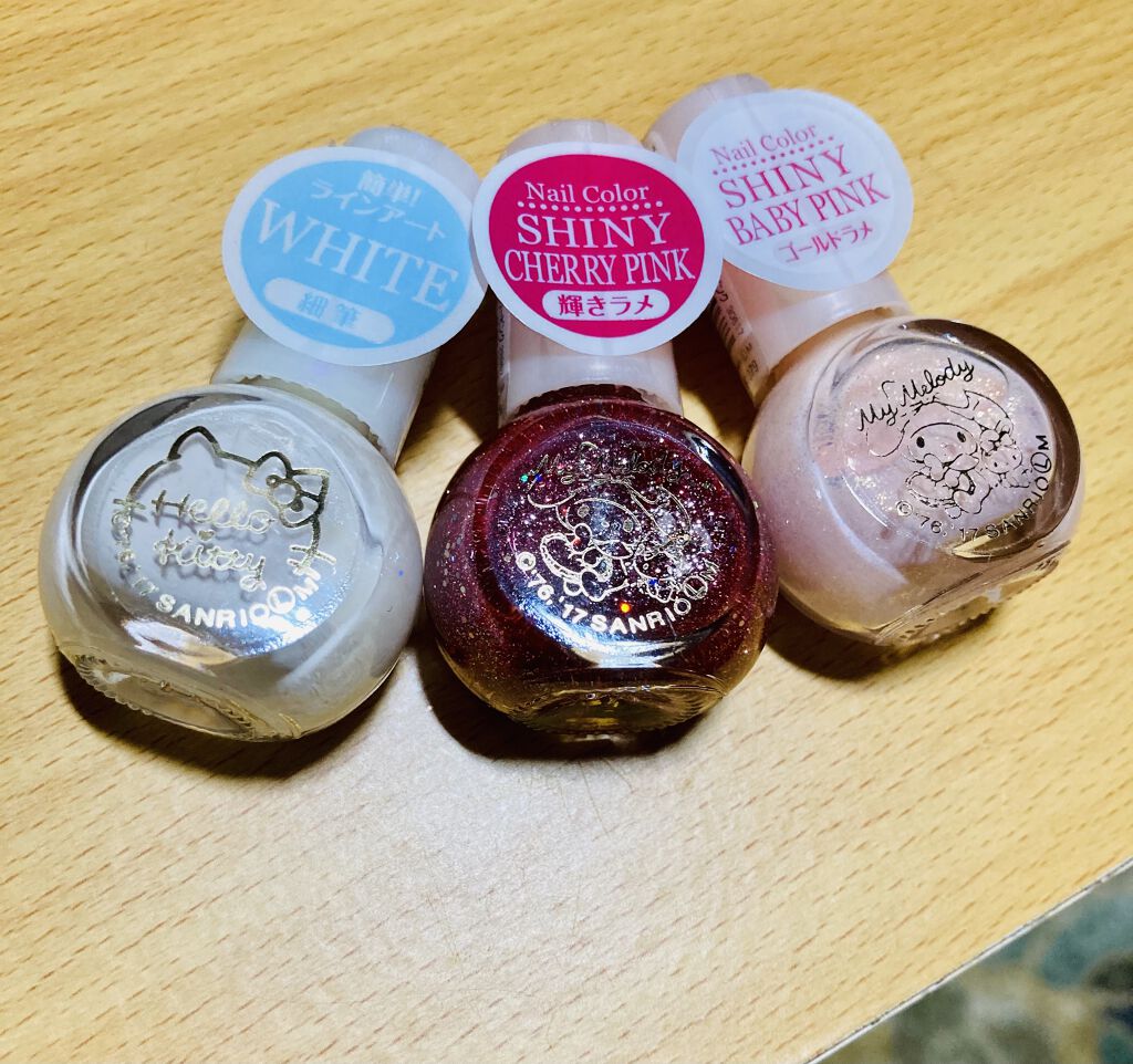 サンリオネイル/DAISO/マニキュアを使ったクチコミ（1枚目）