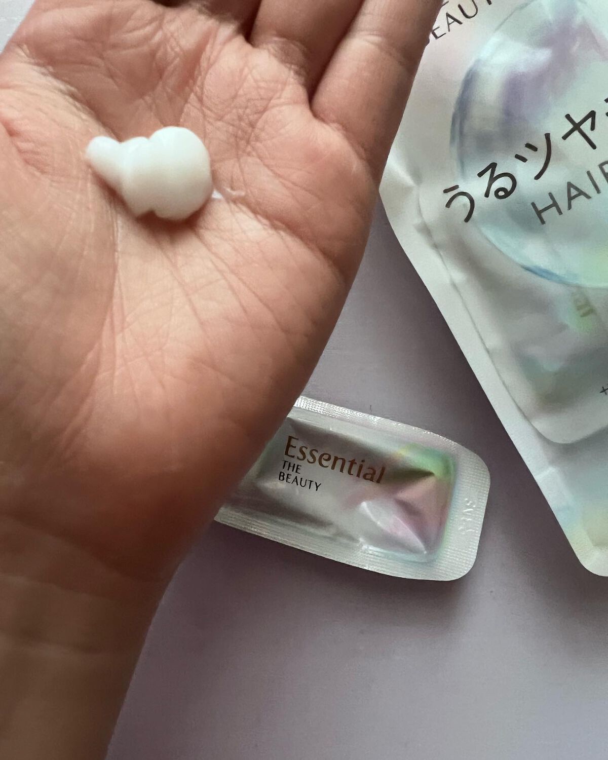 ザビューティ うるツヤチャージヘアパック/エッセンシャル/ヘアマスク・ヘアパックを使ったクチコミ(2枚目)