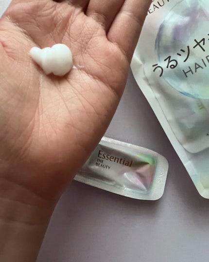 ザビューティ うるツヤチャージヘアパック/エッセンシャル/ヘアマスク・ヘアパックを使ったクチコミ(2枚目)