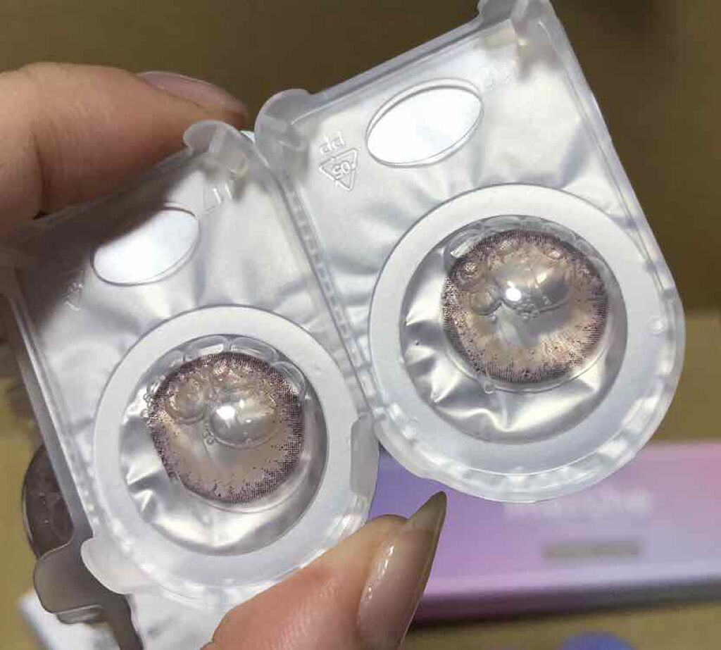 メルシェ ワンデー ラベンダーティー/AngelColor/ワンデー（１DAY）カラコンを使ったクチコミ（3枚目）