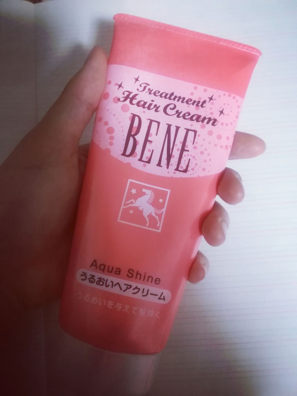 ベーネクリスタル トリートメントヘアクリーム AS(アクアシャイン)/ベーネ プレミアム(Bene Premium)/ヘアワックス・クリームを使ったクチコミ(1枚目)