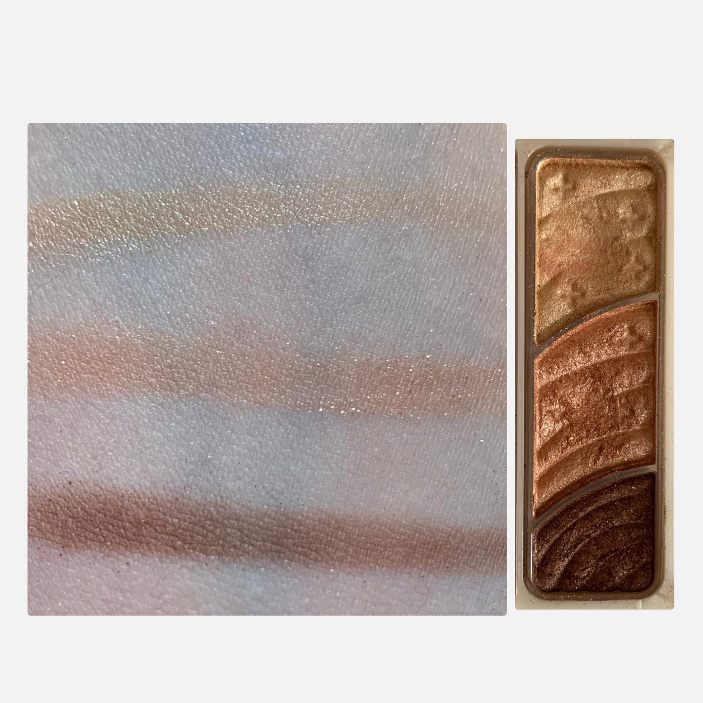 トーンアップアイシャドウ/CEZANNE/アイシャドウパレットを使ったクチコミ(2枚目)