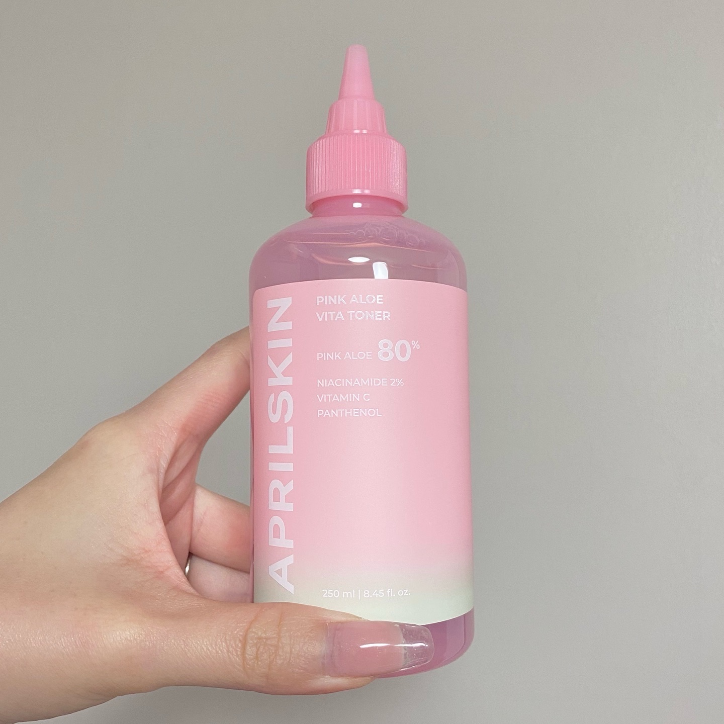 ピンクアロエビタトナー/APRILSKIN/化粧水を使ったクチコミ（1枚目）