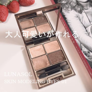 スキンモデリングアイズ/LUNASOL/アイシャドウパレットを使ったクチコミ（1枚目）