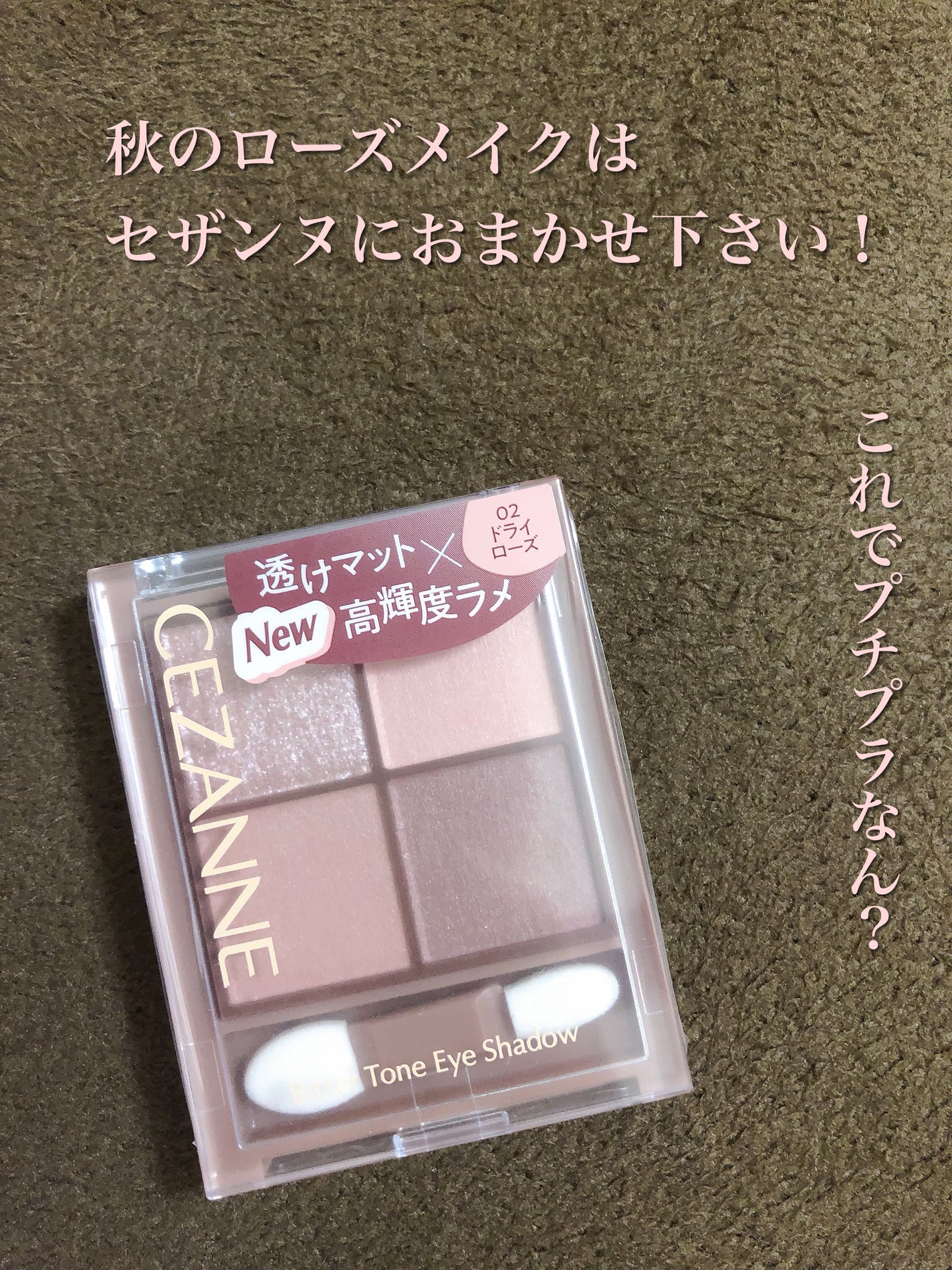 ビタートーンアイシャドウ/CEZANNE/パウダーアイシャドウを使ったクチコミ(1枚目)