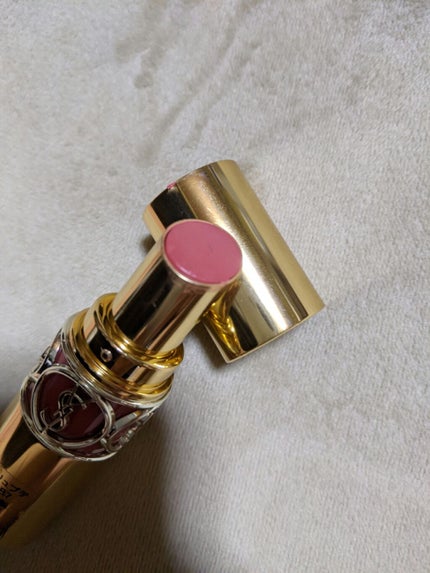 ルージュ ヴォリュプテ シャイン/YVES SAINT LAURENT BEAUTE/口紅を使ったクチコミ(2枚目)