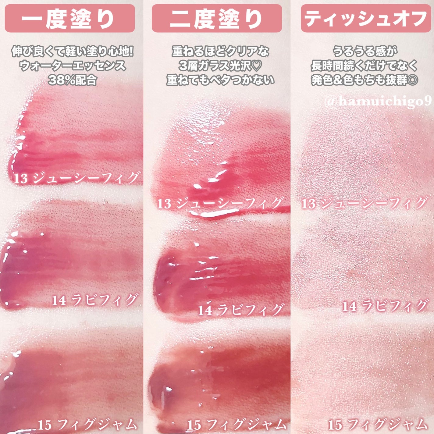 フローウェーブティント/COSNORI/リップティントを使ったクチコミ(3枚目)