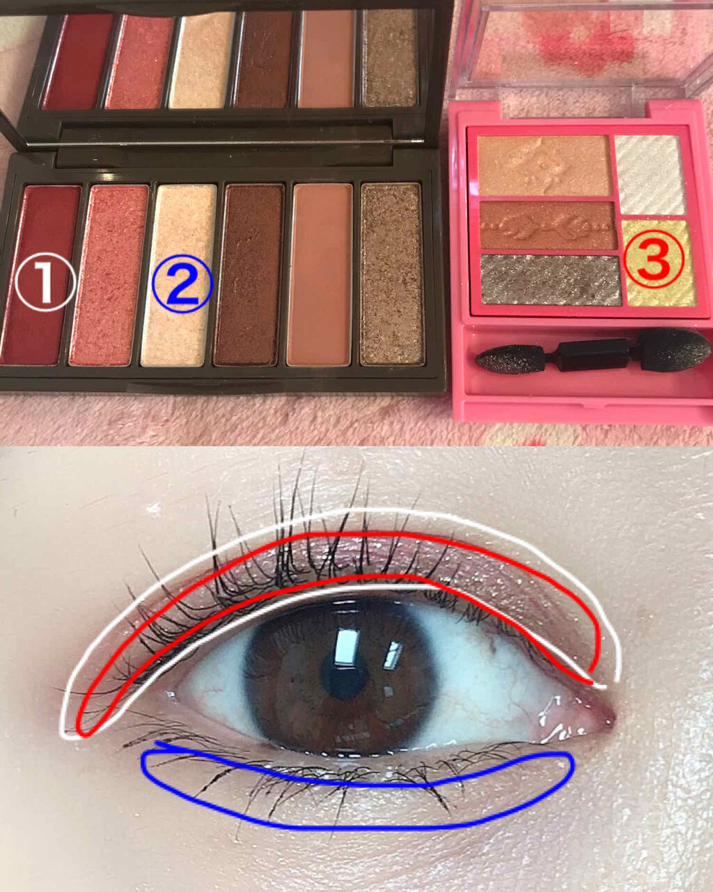 ルドルフ プレイカラー アイシャドウミニ トナカイ/ETUDE/アイシャドウパレットを使ったクチコミ（3枚目）