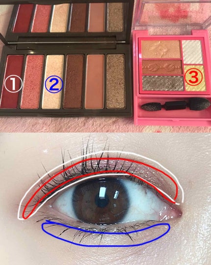 トリプルレシピアイズ/インテグレート/アイシャドウパレットを使ったクチコミ(3枚目)