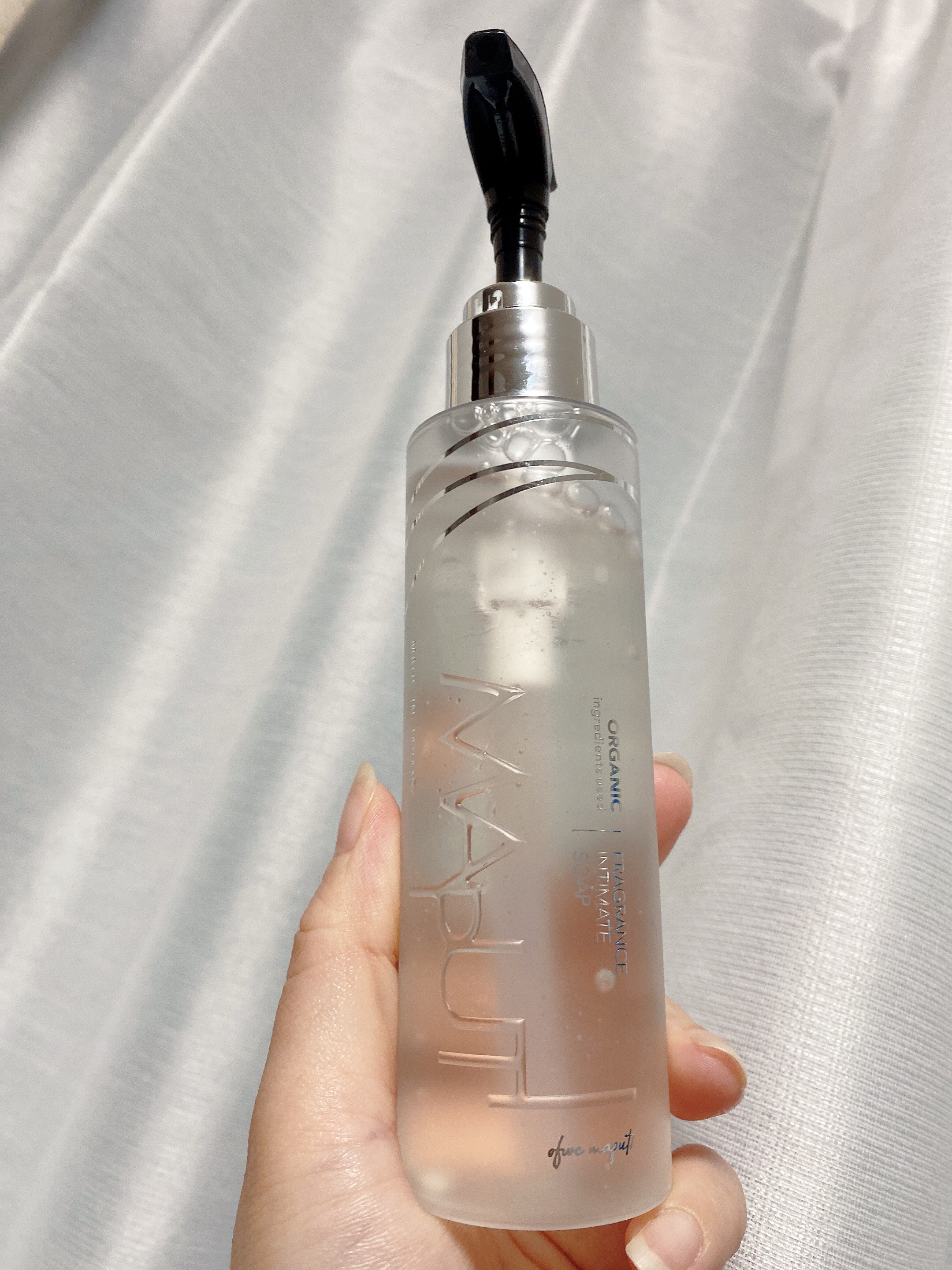 オーガニックフレグランスインティメイトソープ MAPUTI/MAPUTI/デリケートゾーンケアを使ったクチコミ（1枚目）