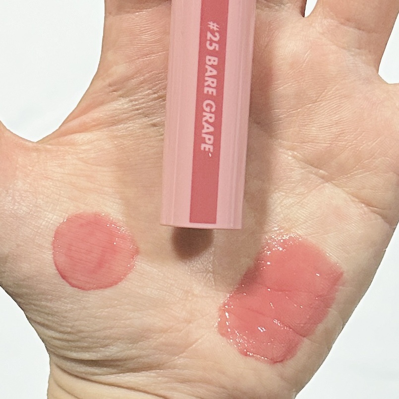 ジューシーラスティングティント/rom&nd/リップティントを使ったクチコミ（2枚目）