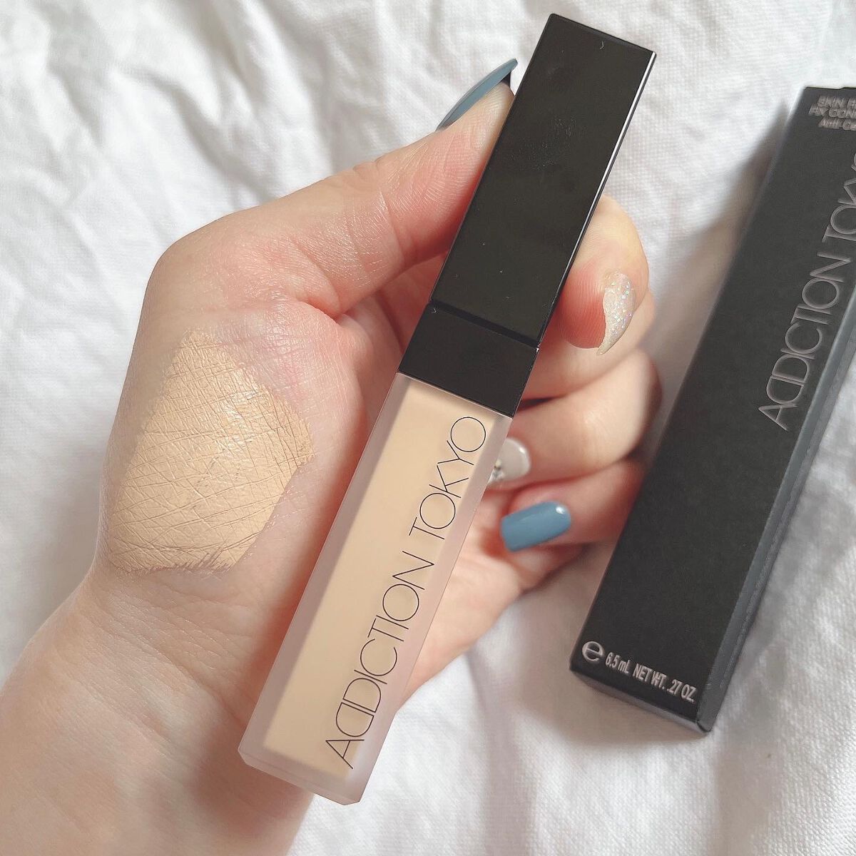 アディクション スキンリフレクト フィックス コンシーラー 004 Light Beige/ADDICTION/リキッドコンシーラーを使ったクチコミ（1枚目）