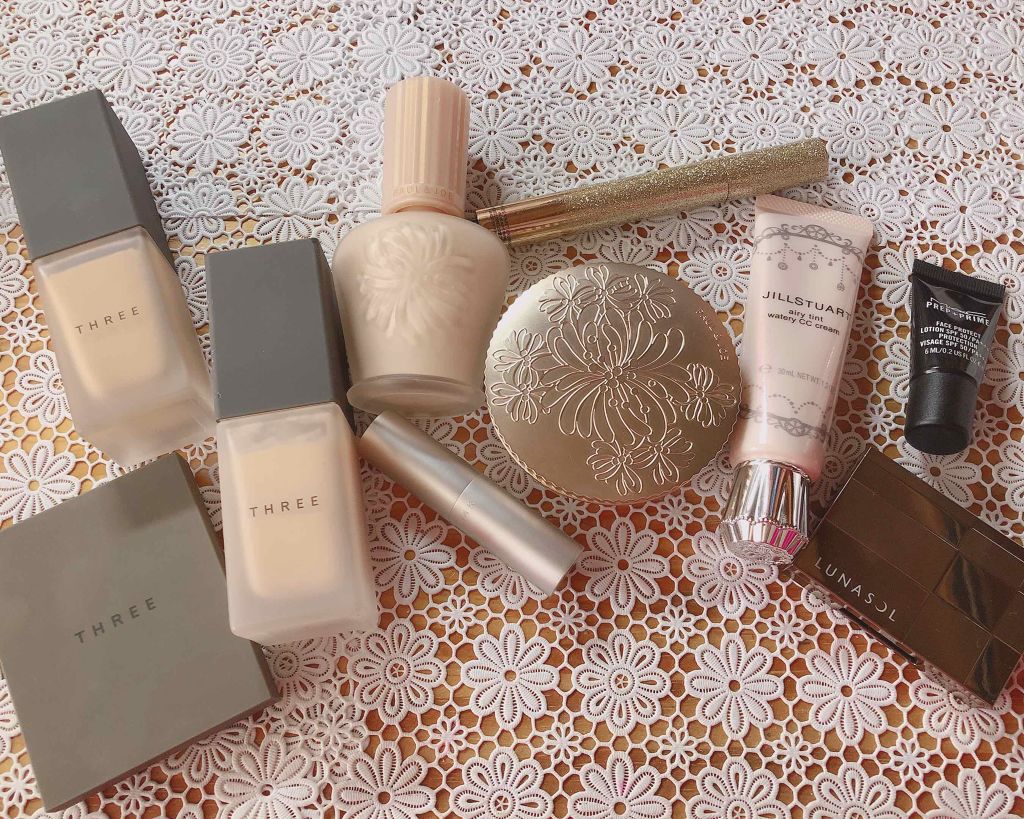 THREE シマリング グロー デュオ/THREE/クリームハイライトを使ったクチコミ(2枚目)