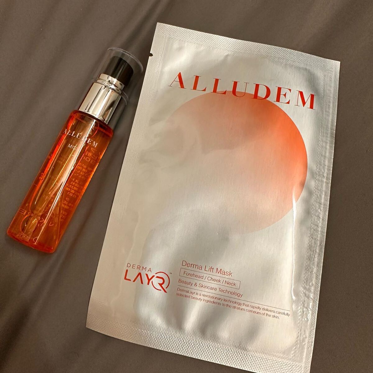 Derma Lift Mask/ALLUDEM/スキンケアキットを使ったクチコミ（2枚目）