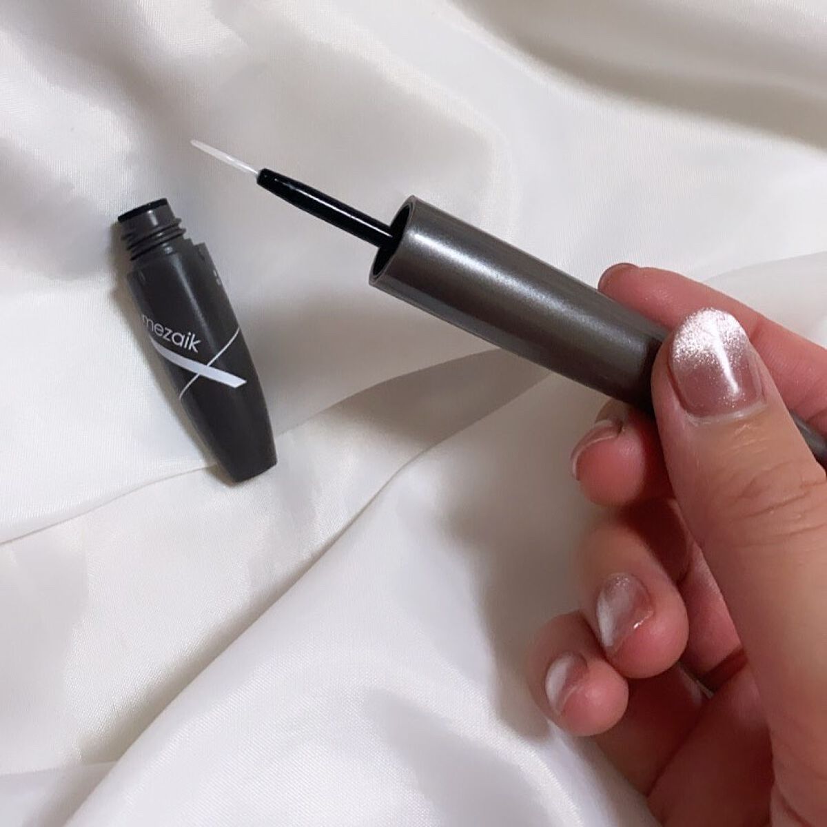 フリーファイバー120<下地&カッター付き>スタンダードタイプ 120本入/メザイク/二重まぶた用アイテムを使ったクチコミ(3枚目)