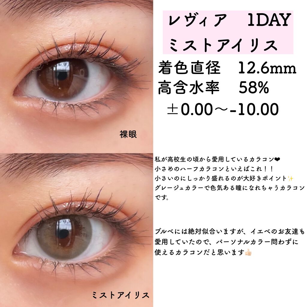 ReVIA 1day/ReVIA/ワンデー（１DAY）カラコンを使ったクチコミ（3枚目）