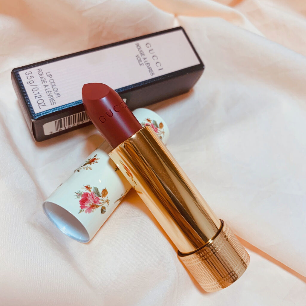 グッチ ルージュ ア レーヴル ヴォワル/GUCCI beauty/口紅を使ったクチコミ（1枚目）