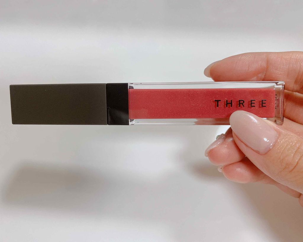 シマリング リップジャム/THREE/リップグロスを使ったクチコミ（2枚目）