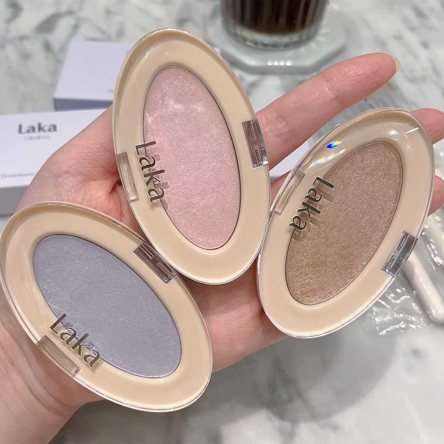 ドリームビームハイライター/Laka/パウダーハイライトを使ったクチコミ(8枚目)