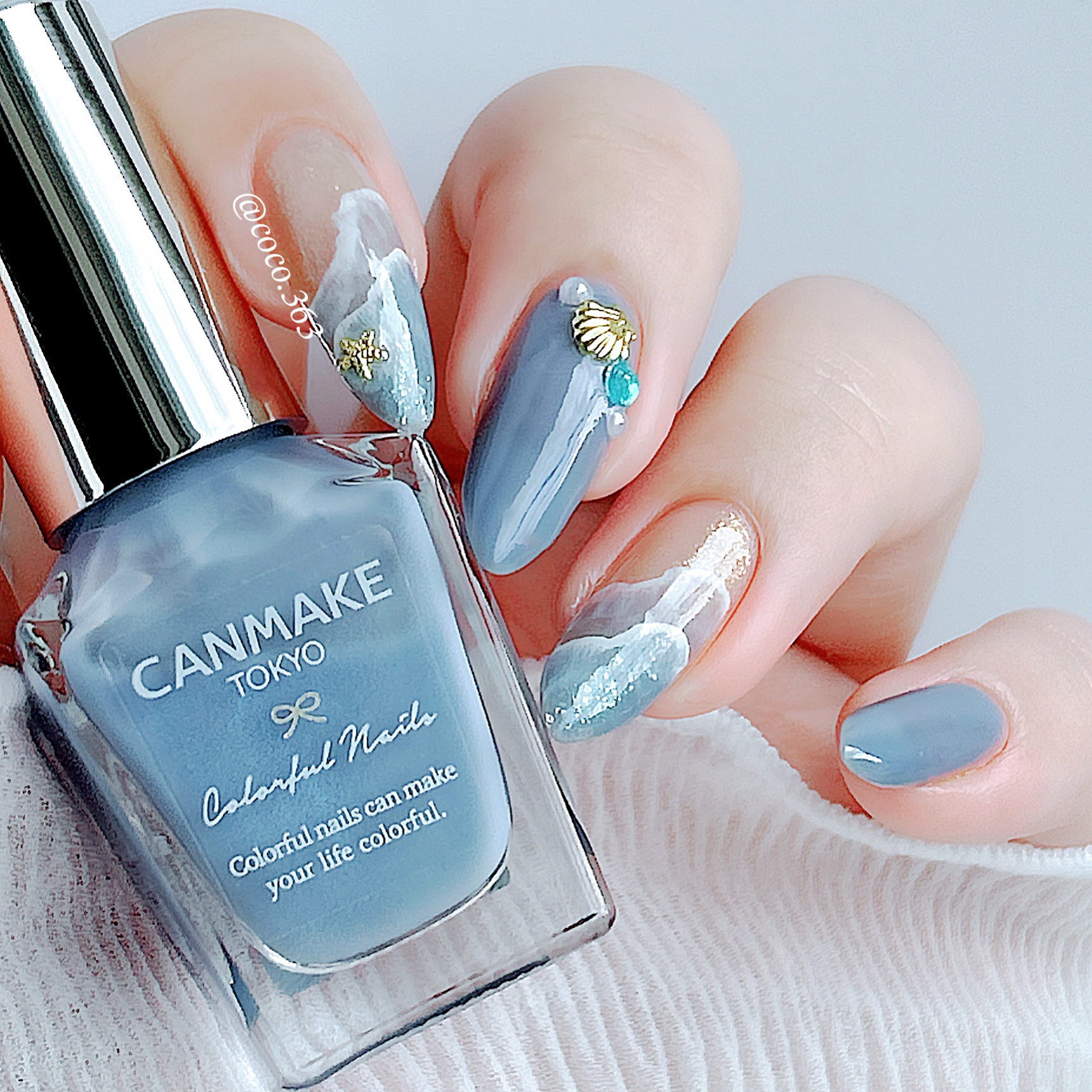 カラフルネイルズ/キャンメイク/マニキュアを使ったクチコミ（3枚目）