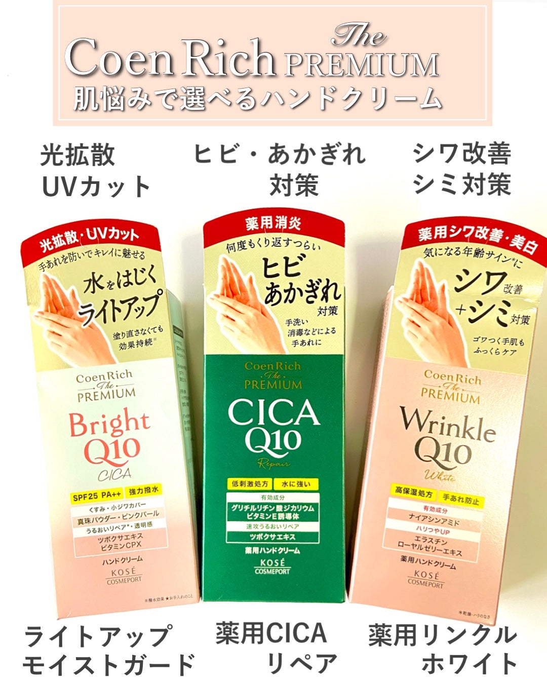 コエンリッチ ザ プレミアム 薬用CICAリペア ハンドクリーム/コエンリッチQ10/ハンドクリームを使ったクチコミ(2枚目)