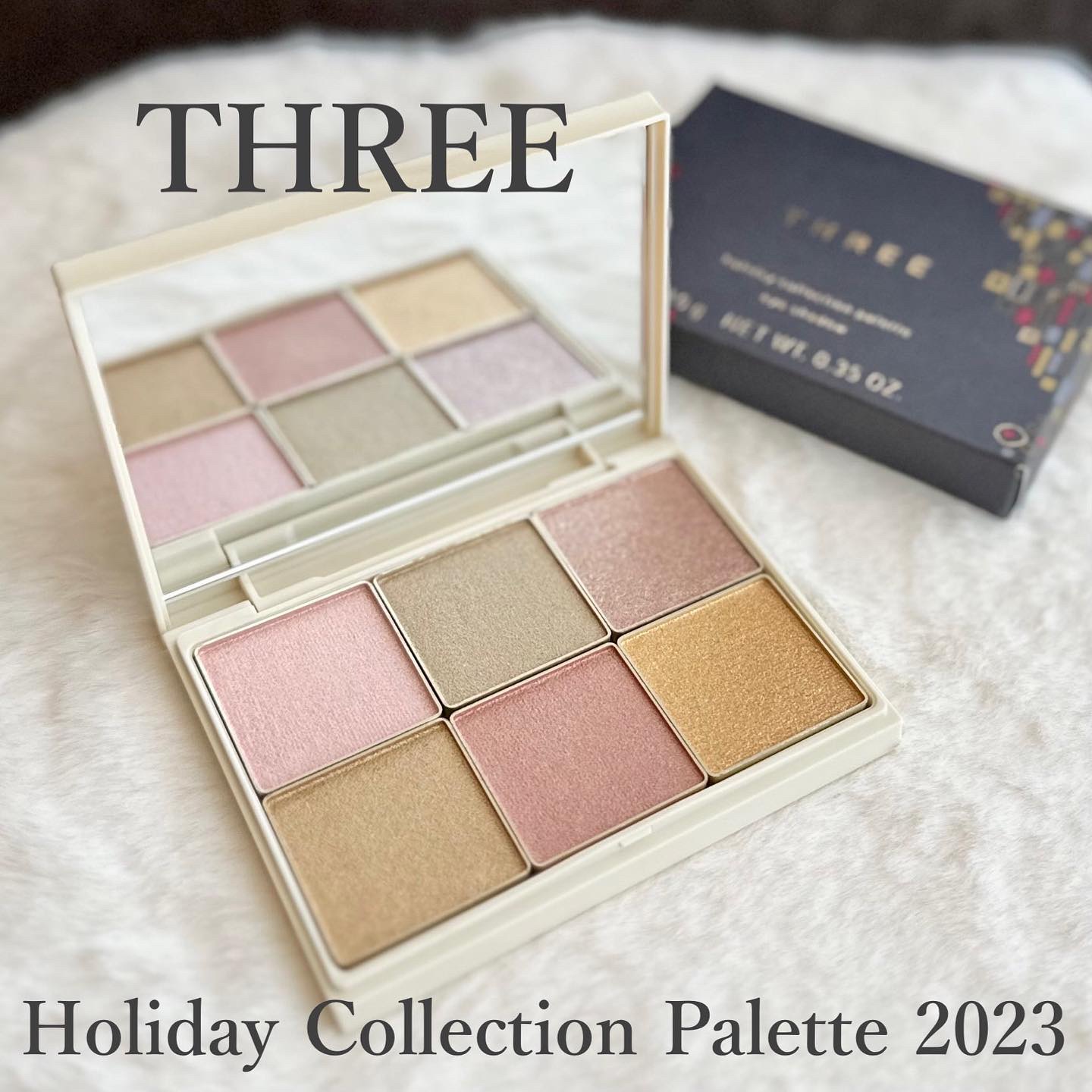 ホリデーコレクション パレット 2023/THREE/アイシャドウパレットを使ったクチコミ（1枚目）