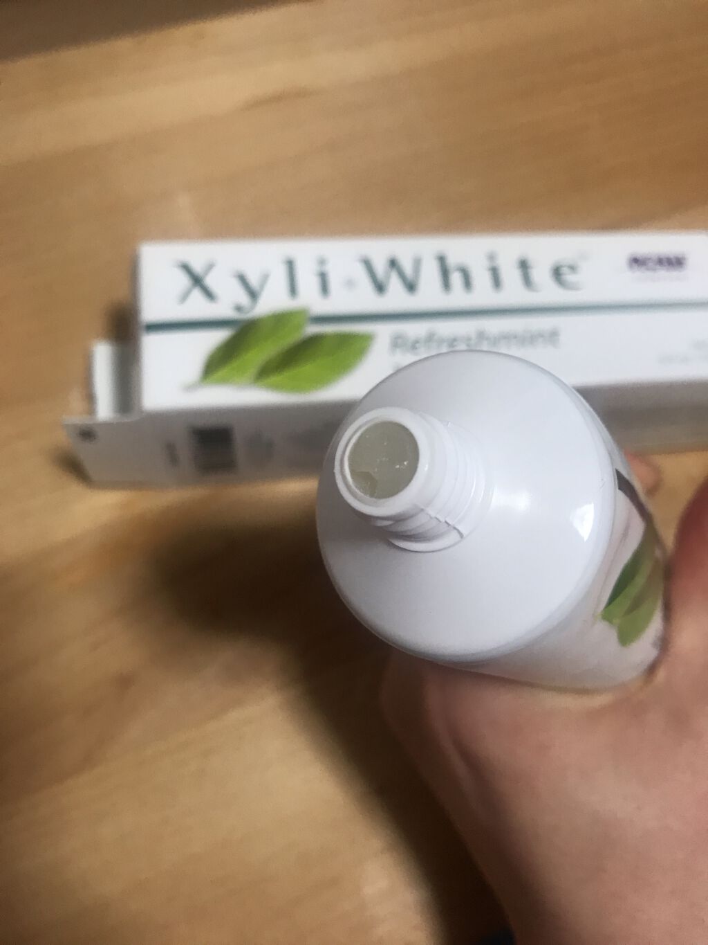 XyliWhite Toothpaste Gel Refreshmint/Now Foods/歯磨き粉を使ったクチコミ（2枚目）