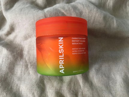 カロテンIPMP(TM) ブレミッシュカーミングセラムパッド/APRILSKIN/トナーパッドを使ったクチコミ(1枚目)