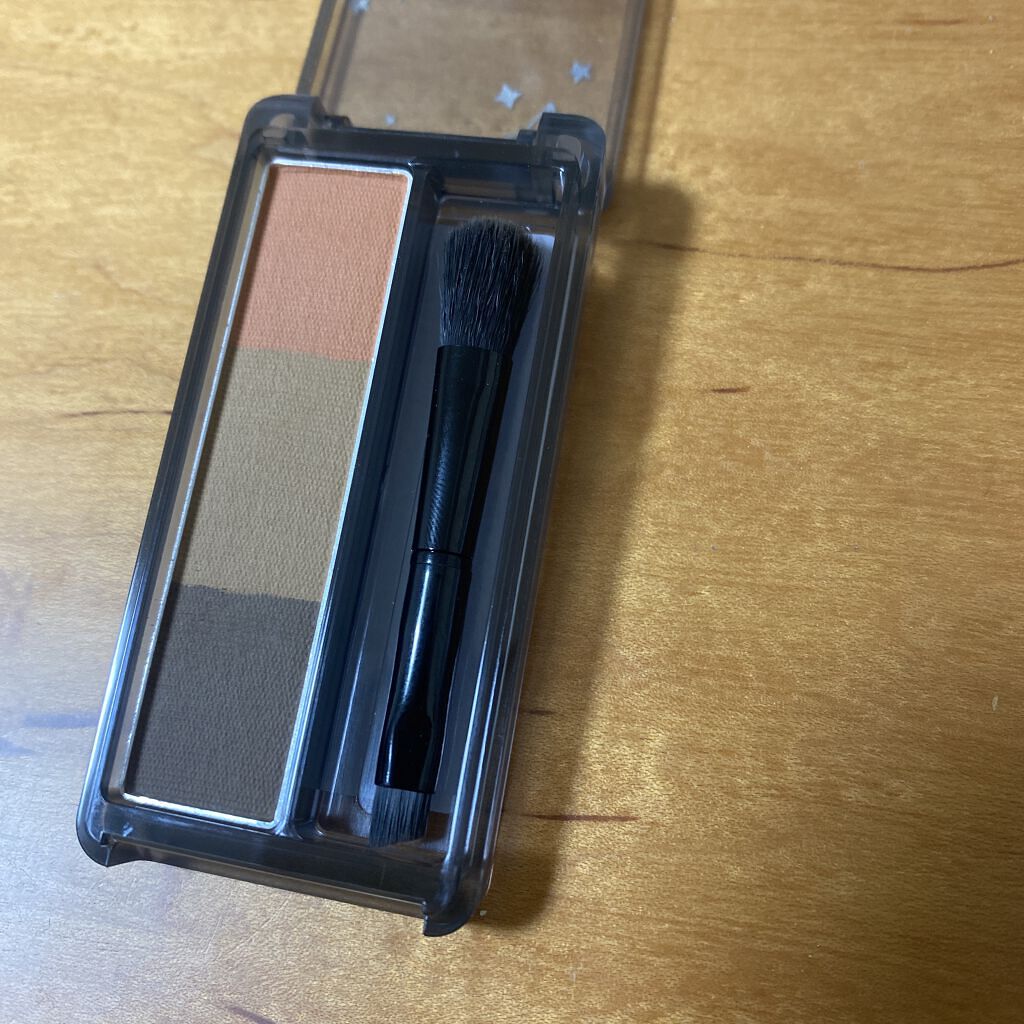 アイブロー パウダー OR10 テラコッタ/ちふれ/パウダーアイブロウを使ったクチコミ（1枚目）