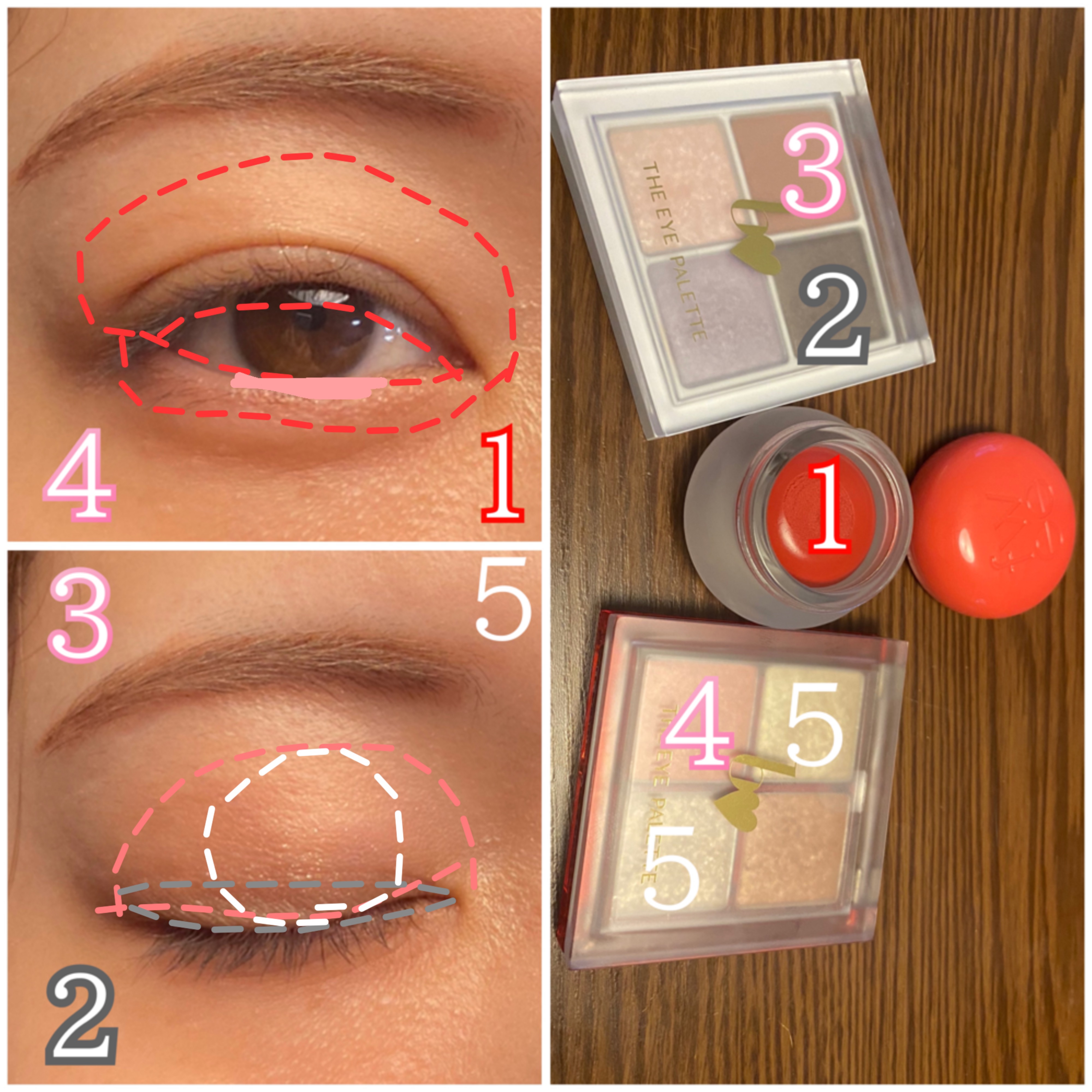 THE アイパレR/b idol/アイシャドウパレットを使ったクチコミ（3枚目）