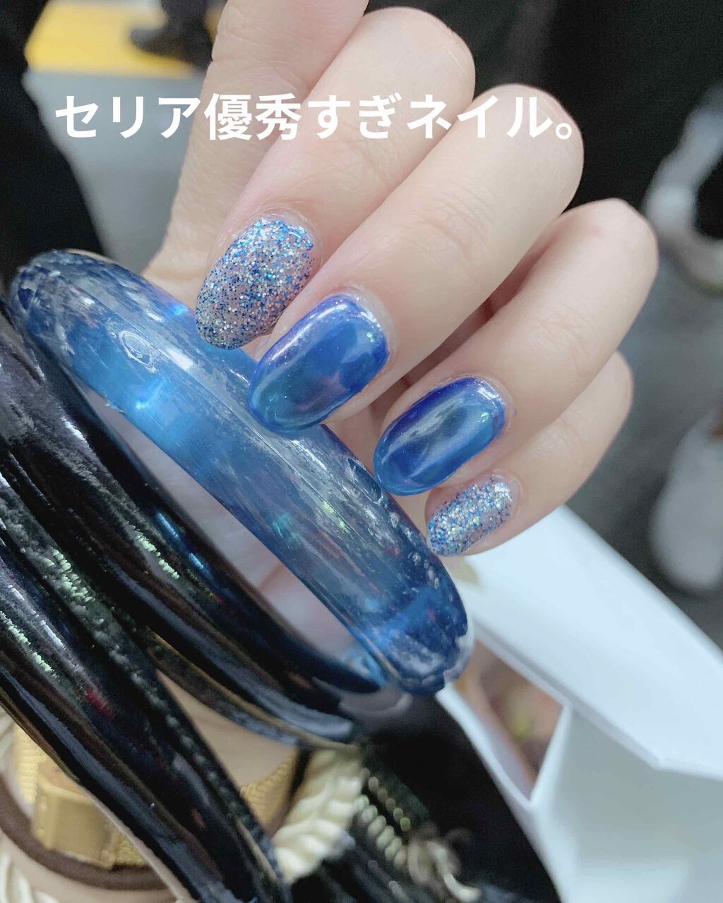 ミラーパウダー/セリア/ネイル用品を使ったクチコミ(1枚目)