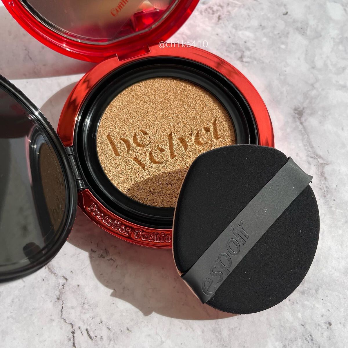 プロテーラービーベルベットカバークッション/espoir/クッションファンデーションを使ったクチコミ(3枚目)