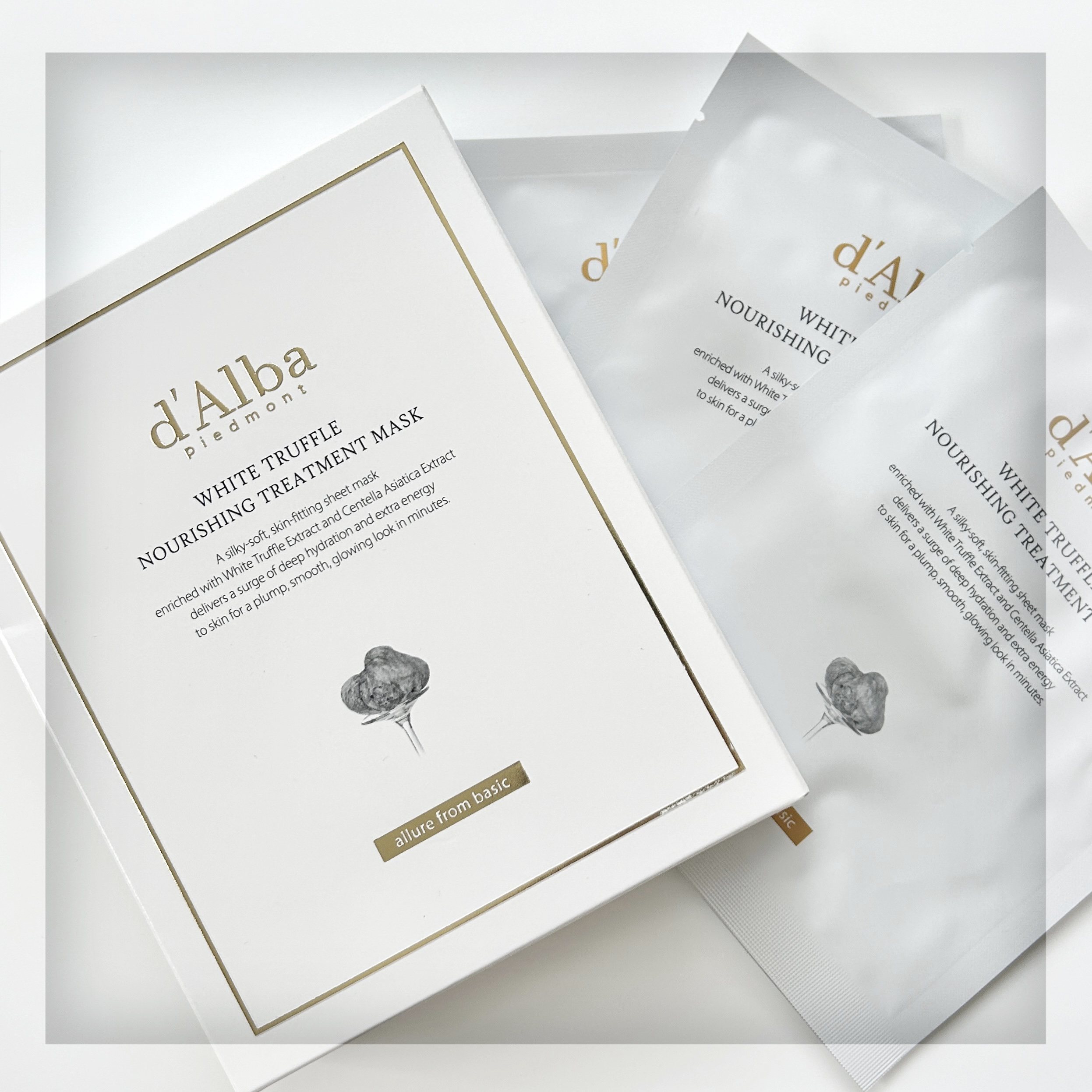 ホワイトトリュフナリシングトリートメントマスク/ダルバ/シートマスク・パックを使ったクチコミ（1枚目）