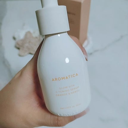 グロービタCトーニングセラム/AROMATICA/美容液を使ったクチコミ(6枚目)