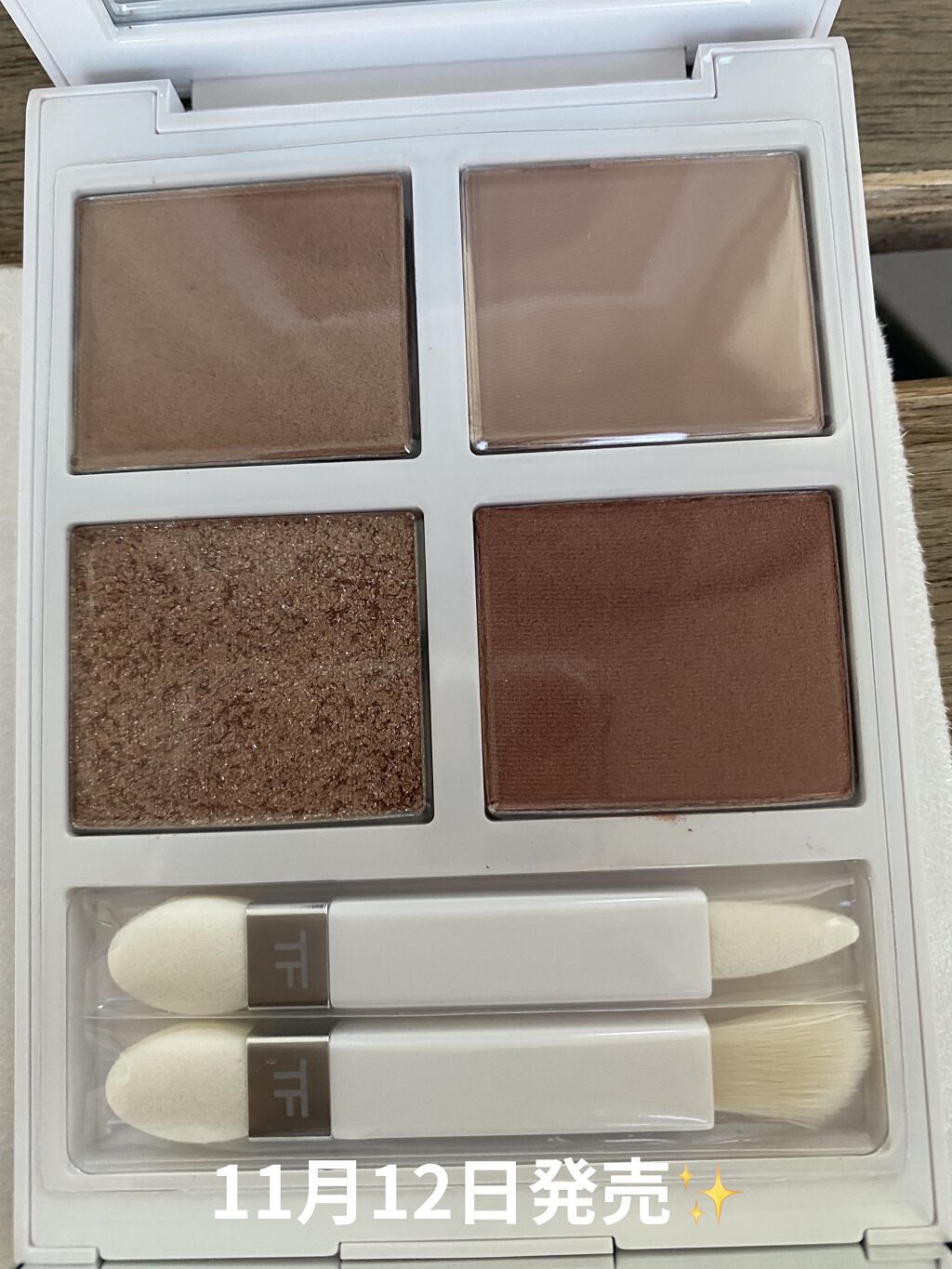 ソレイユ アイ カラー クォード/TOM FORD BEAUTY/アイシャドウパレットを使ったクチコミ（3枚目）