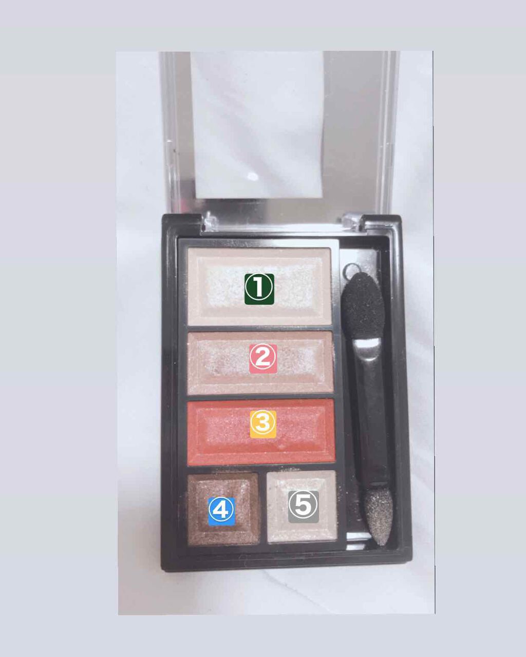 ショコラスウィート アイズ/リンメル ロンドン/アイシャドウパレットを使ったクチコミ（2枚目）