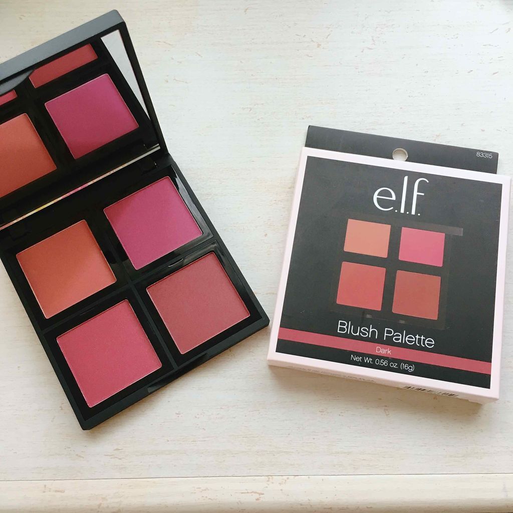 ブラッシュパレット/e.l.f. Cosmetics/パウダーチークを使ったクチコミ(1枚目)