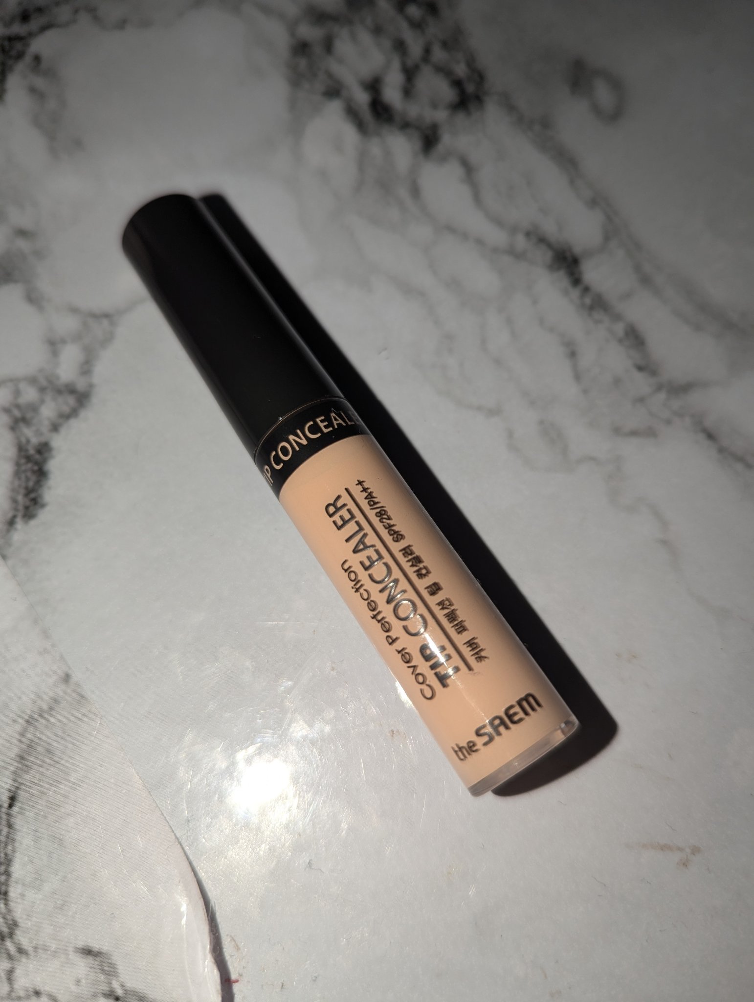 カバーパーフェクション チップコンシーラー/the SAEM/リキッドコンシーラーを使ったクチコミ（2枚目）